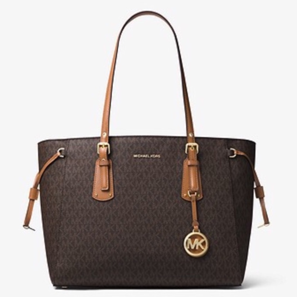 Michael Kors Medium Voyager Logo Tote